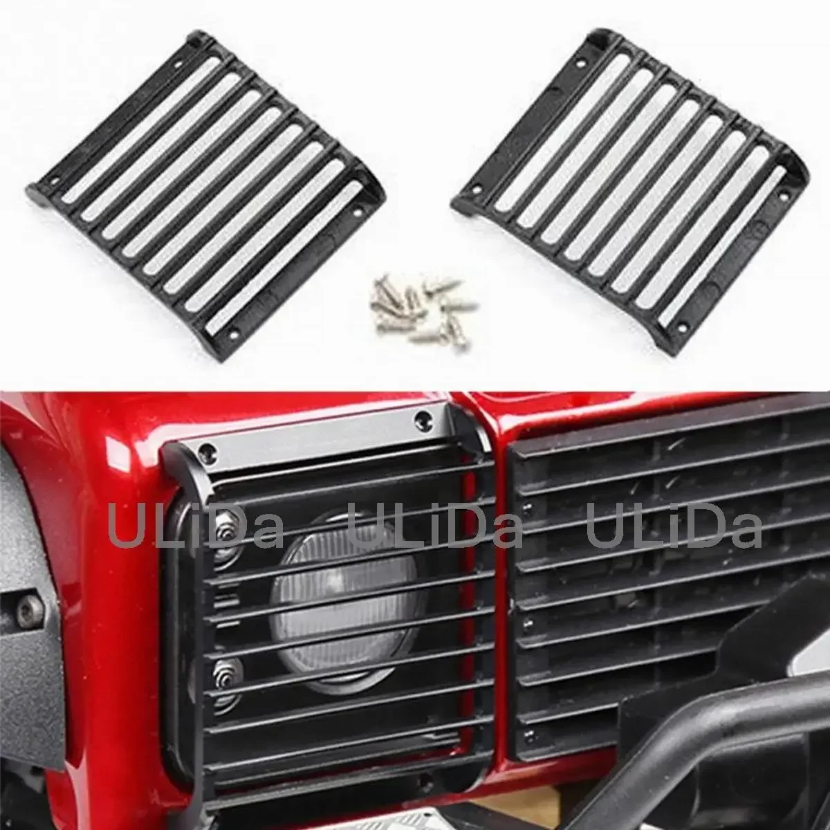 Brushless Motor Thrust Test Stand - 1Pair Metal Lamp Guards Headlight Cover