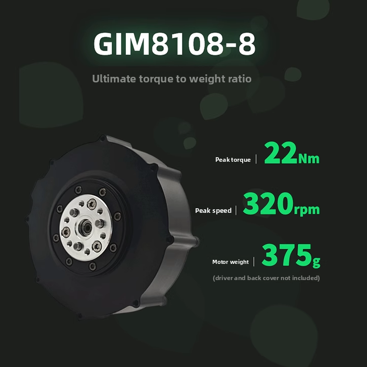 GIM8108-8 Lightweight Planetar - Bldc Planetary Gear Motor 48V High Torque ulasan dan harga