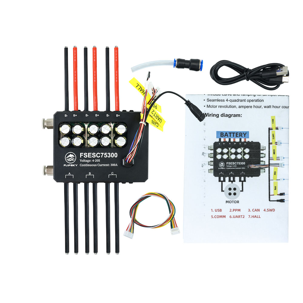 Flipsky Fsesc 75300 84v High C - Vesc 75300 High Current Esc ulasan dan harga